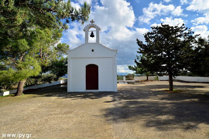 Agia Christina in Archanes Galano papouri
