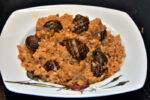 Rice with snails. Snails with rice