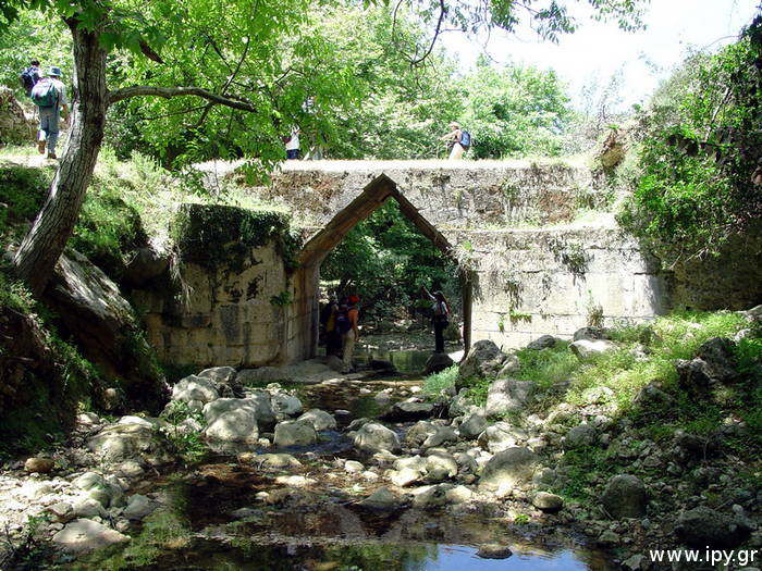 Ancient Eleutherna Bridge of the Mycenaean style