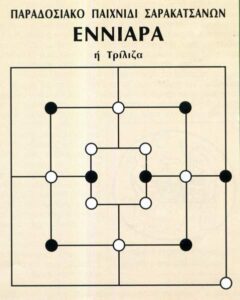 Η εννιάρα, παιχνίδι των Σαρακατσάνων