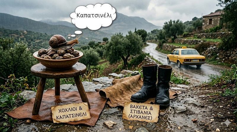 Καπατσινέλι, Φουσκίτης, Βακέτα