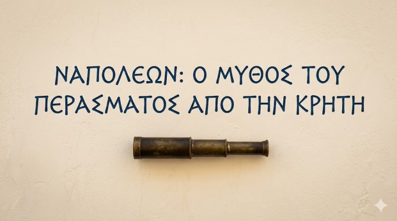 Ναπολέων: Ο μύθος του περάσματος από την Κρήτη